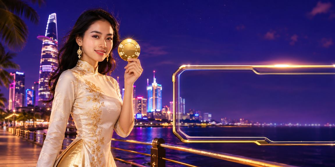 Cảnh casino sôi động tại Hồ Chí Minh với trang phục áo dài truyền thống