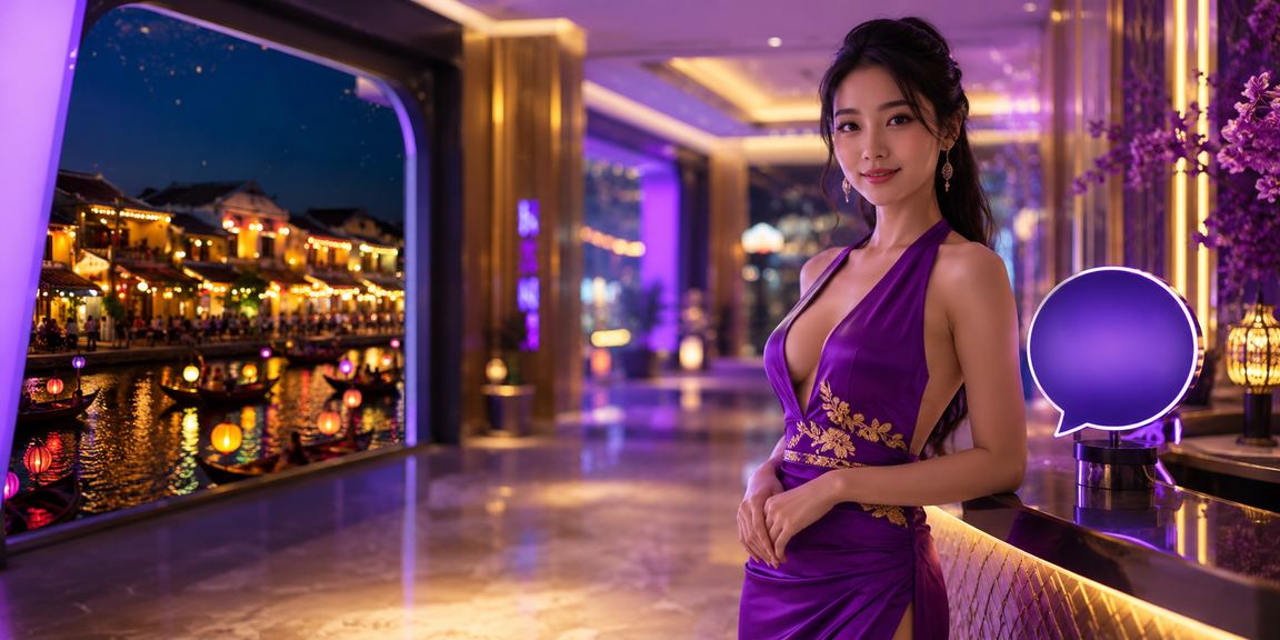 Người chơi theo dõi kèo bóng đá và nhận thưởng cá cược tại Hội An về đêm