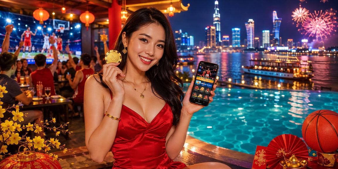 Cá cược bóng rổ và không khí lễ hội Tết tại vùng Mekong